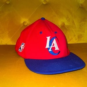 LA CLIPPERS FITTED NBA CAP red + blue L/XL